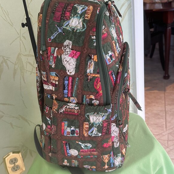 VERA BRADLEY HARRY POTTER BANCROFT BACKPACK:NWT HOGWARTS LIBRARY BAG#4 main image 7
